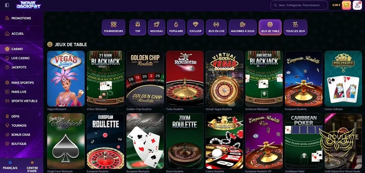 Bannière du bonus de bienvenue NovaJackpot Casino
