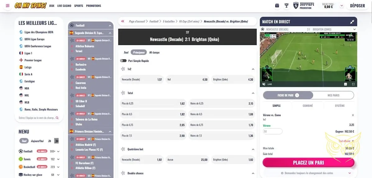 Icône des niveaux du programme VIP OhMySpins.