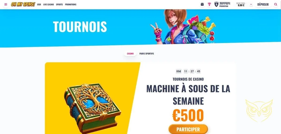 Icône du formulaire d'inscription OhMySpins Casino.