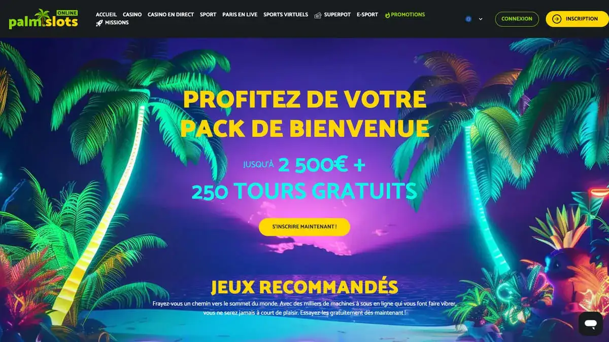 Logo du casino Palm Slots