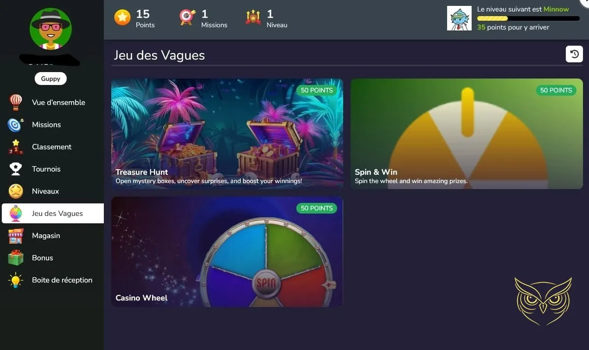 Sélection machines à sous Palm Slots Casino