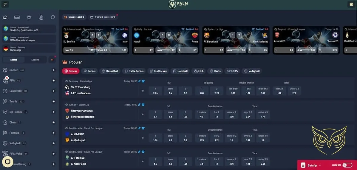 Icône des offres hebdomadaires Palm Casino