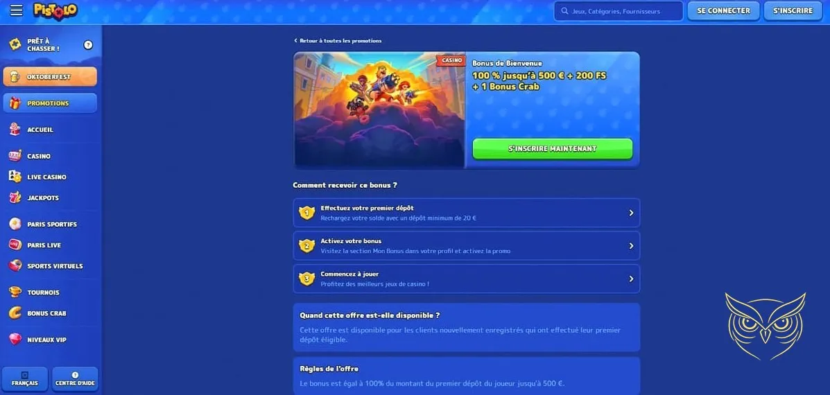 Icône de la section Machines à sous Pistolo Casino