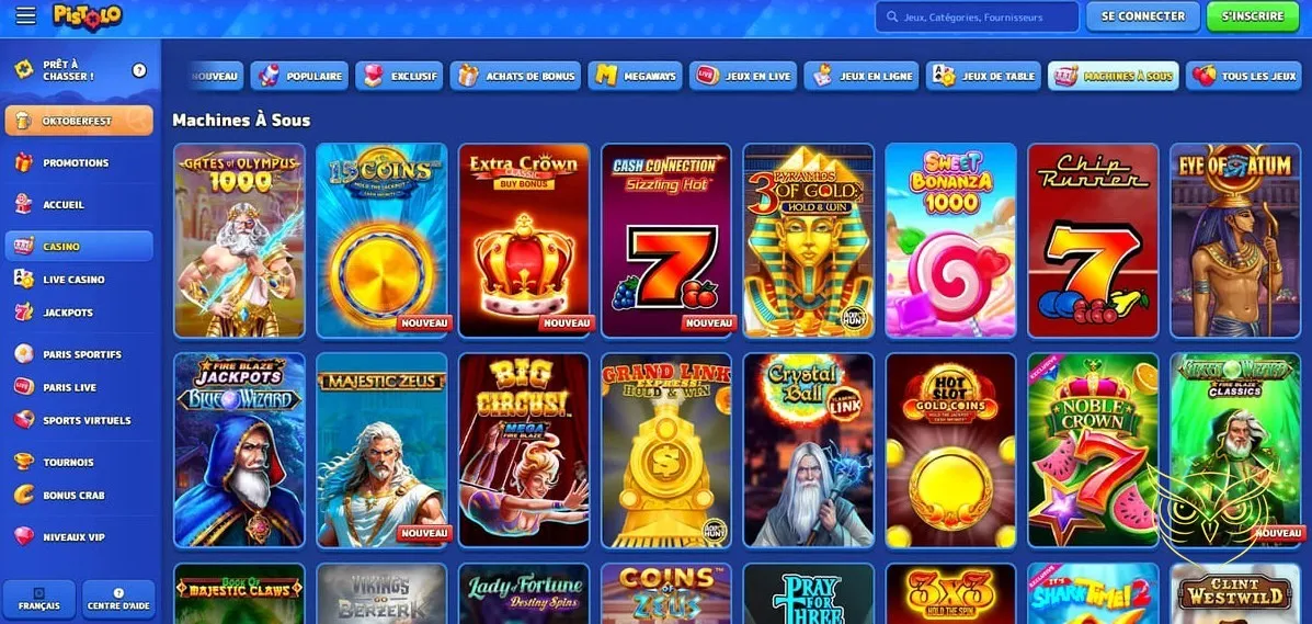 Bannière du bonus premier dépôt Pistolo Casino