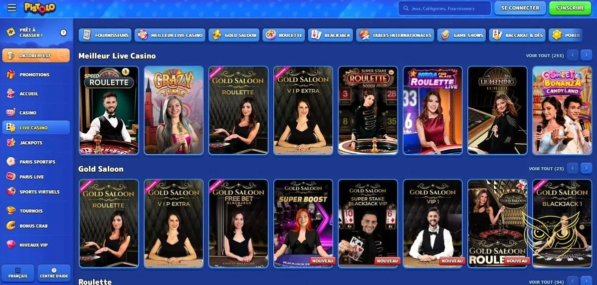 Icône de la section Promotions Pistolo Casino