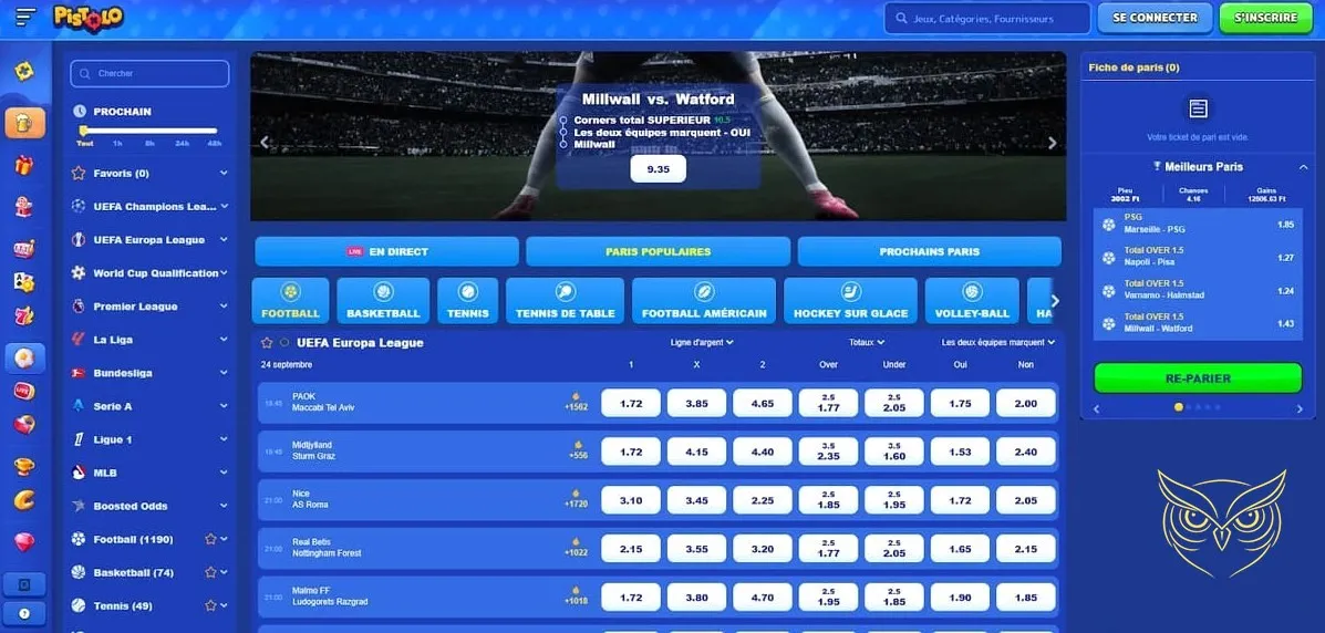 Icône de la section Tournois Pistolo Casino