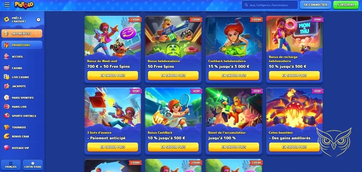 Icône du Programme VIP Pistolo Casino