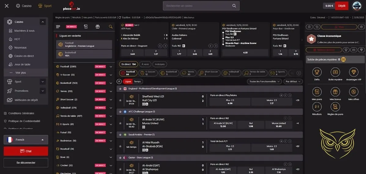 Icône de la fonctionnalité Buzz Victoires Placebet Casino