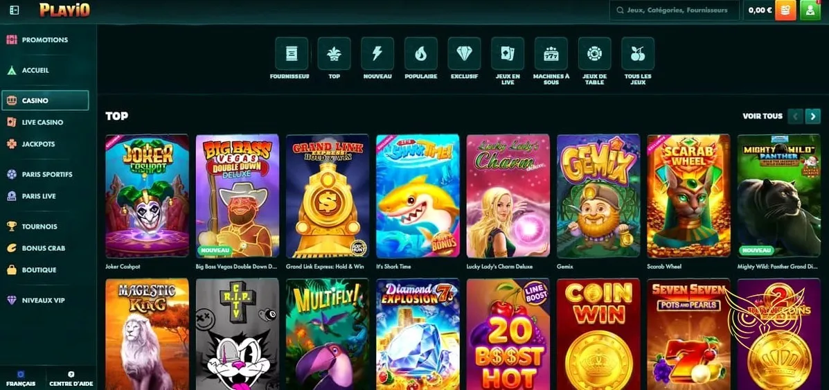 Icône des tournois de casino disponibles sur PlayIO