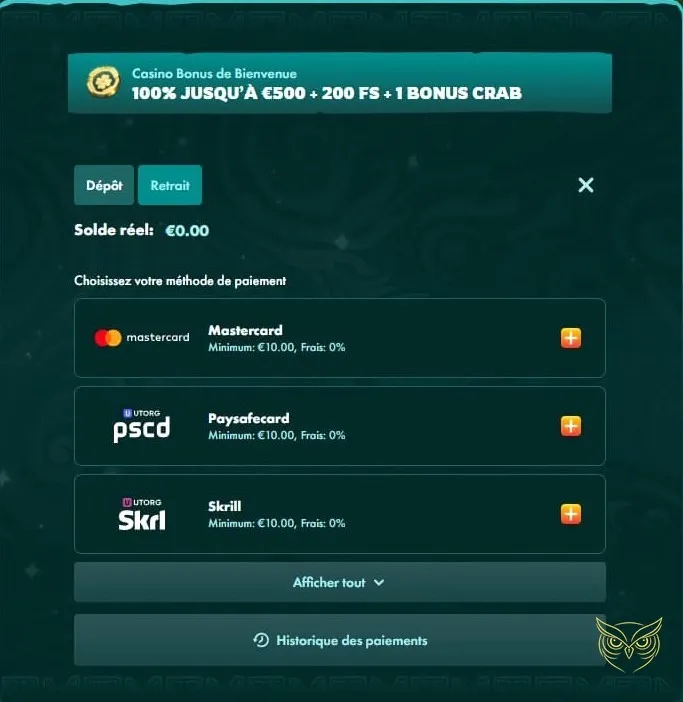 Icône de la promotion spéciale Bonus Crab PlayIO