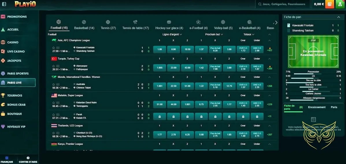 Icône de la boutique du casino PlayIO