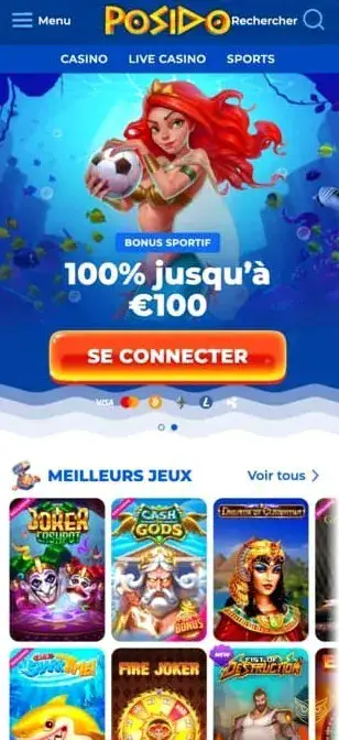 Icône de l'application mobile Posido Casino