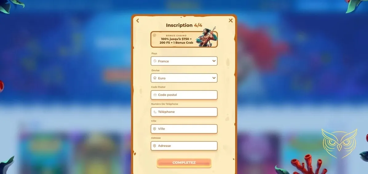 Page listant les tournois disponibles sur Posido