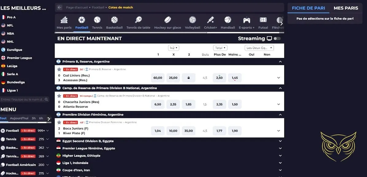 Accès à la boutique d'échanges du casino Powbet