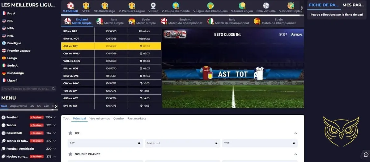 Bouton pour s'inscrire au casino Powbet