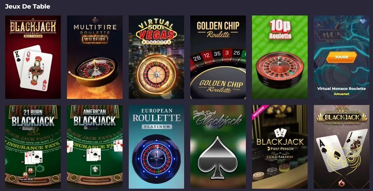 Page listant les tournois disponibles sur Powbet