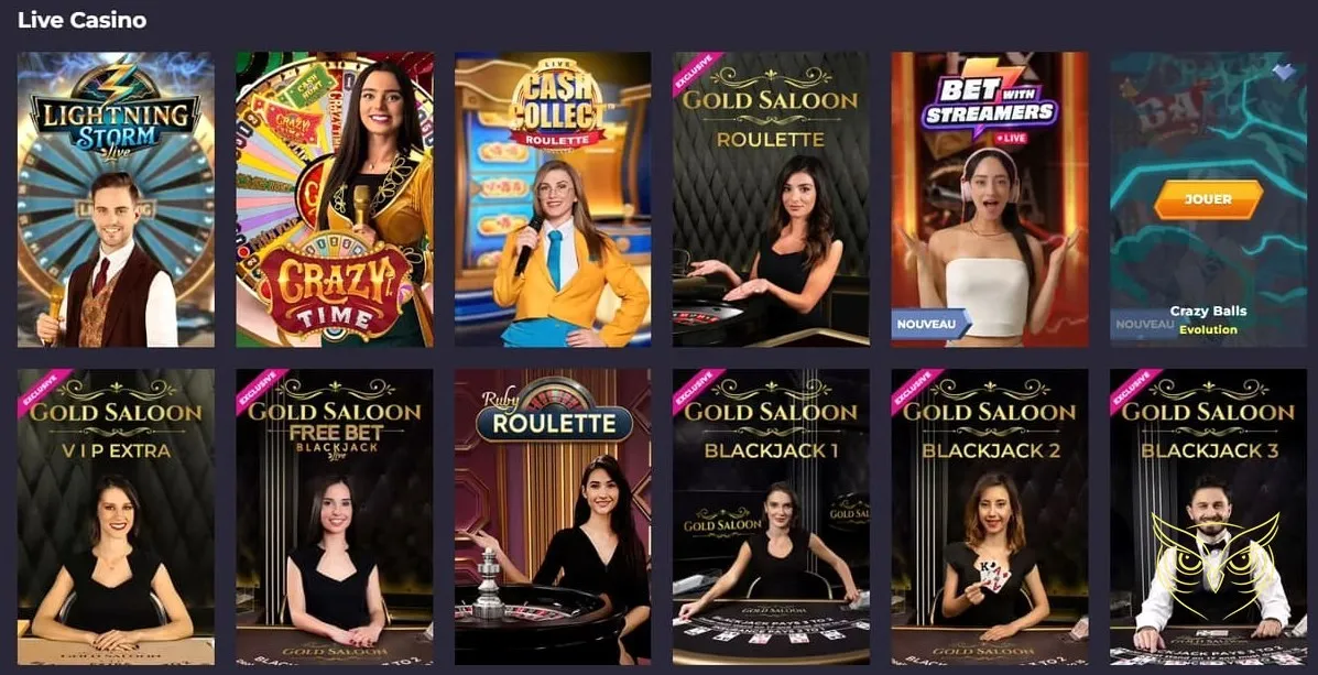 Fonctionnalité Power Squad du casino Powbet