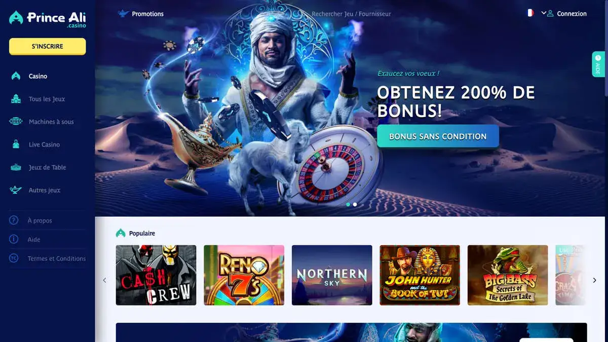 Logo officiel du casino Prince Ali