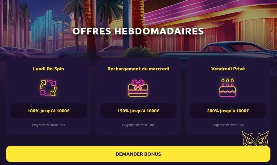 Option de dépôt par cryptomonnaie sur Privé Casino.