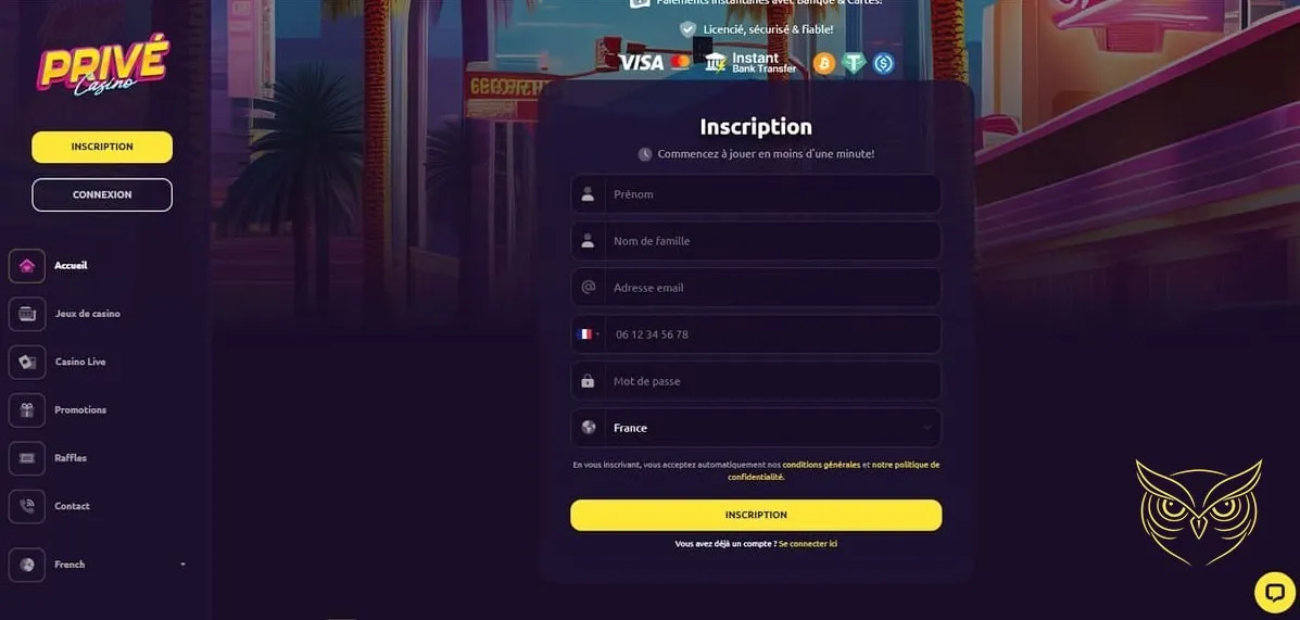 Miniature de jeu de vidéo poker Privé Casino.