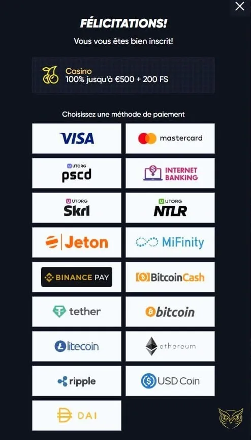 Galerie des collections de voitures QuickWin Casino.