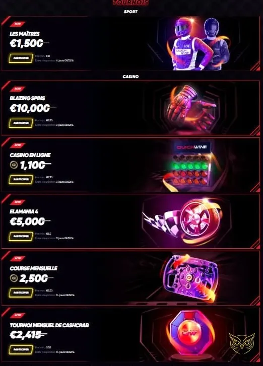 Option pour recevoir les notifications QuickWin