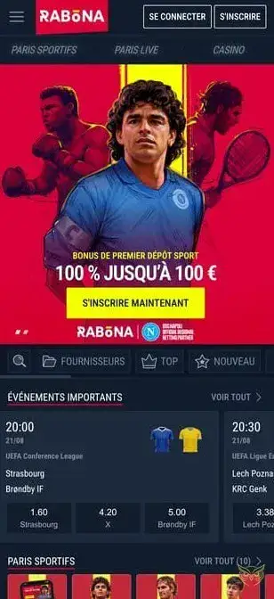 Icône de l'application mobile Rabona Casino