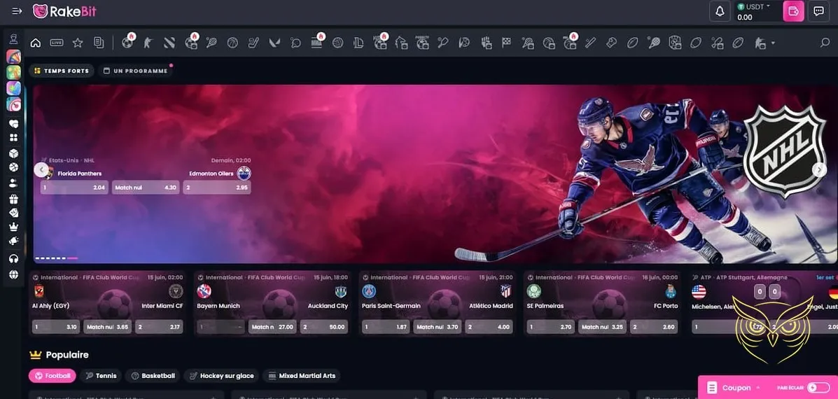 Miniature des machines à sous Rakebit Casino.