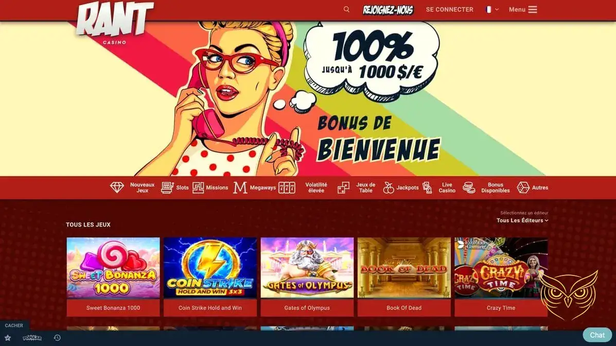 Logo officiel du casino Rant