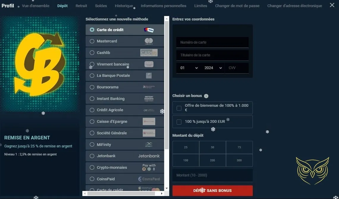 Symbole des missions uniques du casino Rant.
