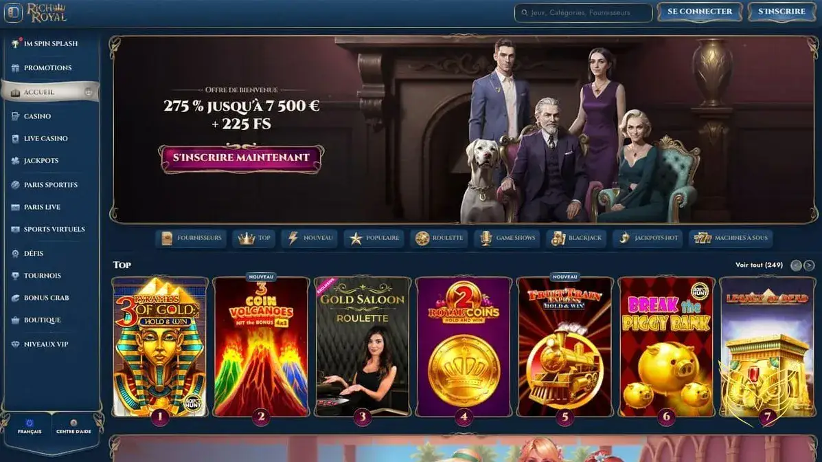 Logo officiel du RichRoyal Casino