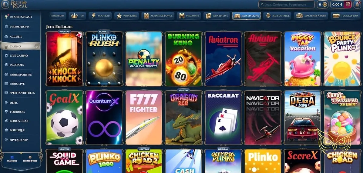 Icône des promotions actuelles du casino RichRoyal.