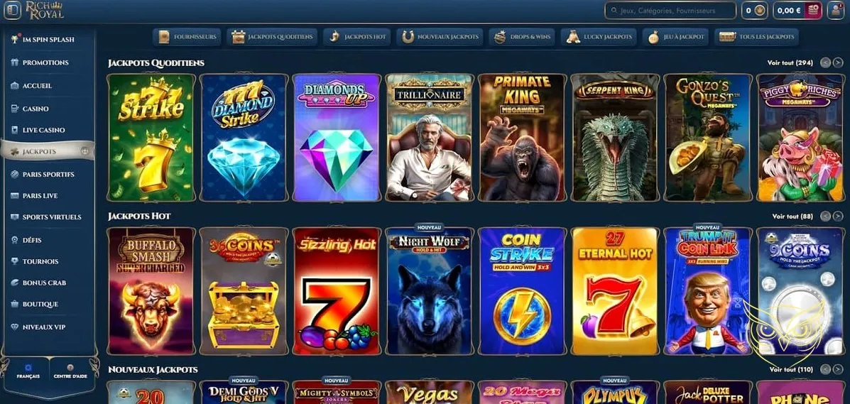 Icône des machines à sous du RichRoyal Casino