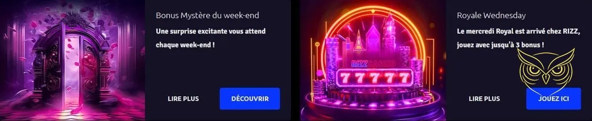 Icône du formulaire d'inscription Rizz Casino