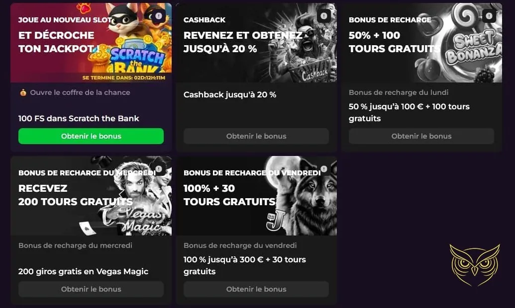 Formulaire d'inscription au Rockstar Casino