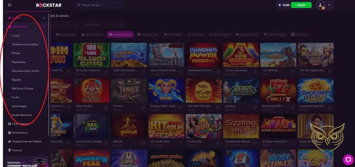 Présentation des tournois Rockstar Casino