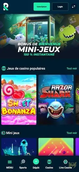 Icône de l'application mobile Rolletto Casino.