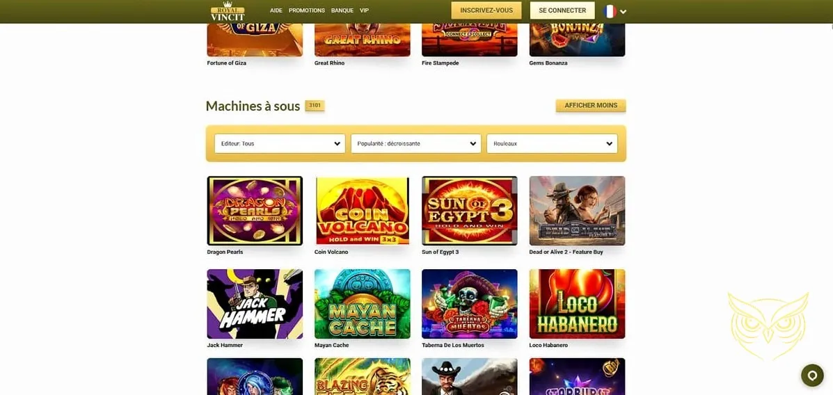 Vue d'ensemble des autres promotions Royal Vincit Casino