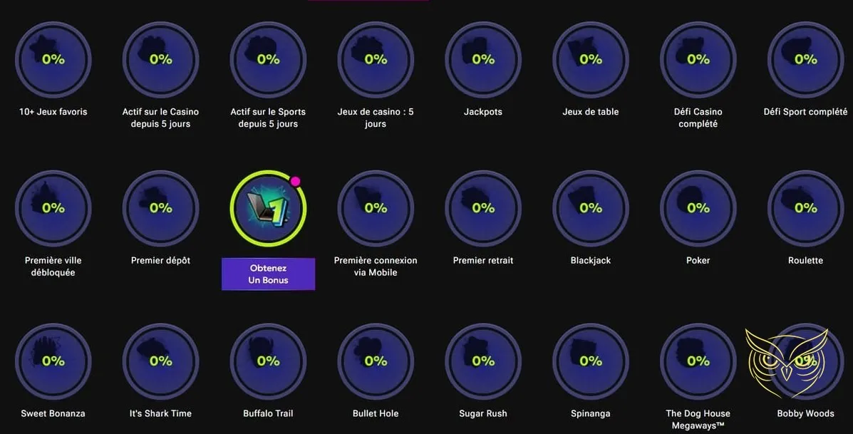 Bouton pour l'inscription au casino RTBet