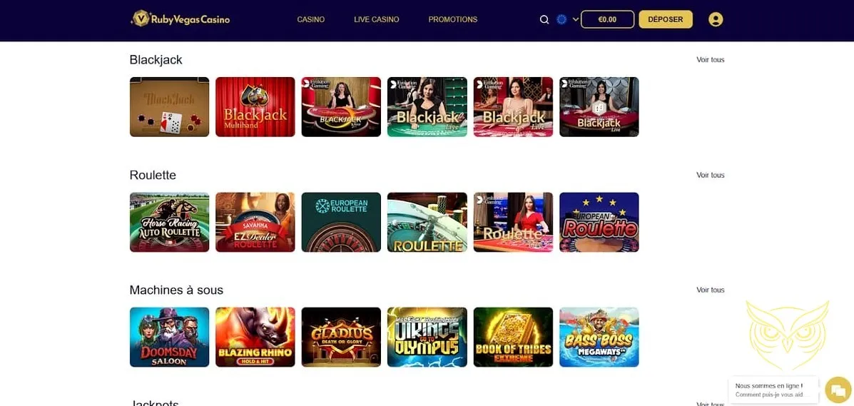 Miniature de jeux de machines à sous RubyVegas Casino