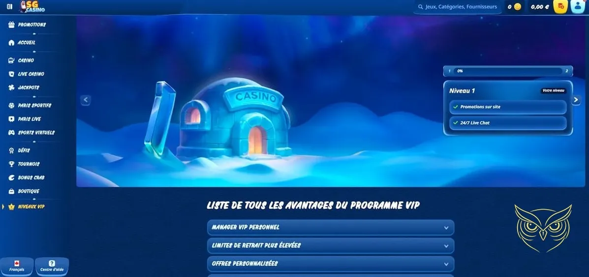 Icône de la promotion Bonus Crab SG Casino