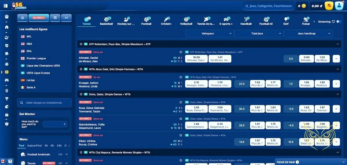 Icône de la boutique du SG Casino