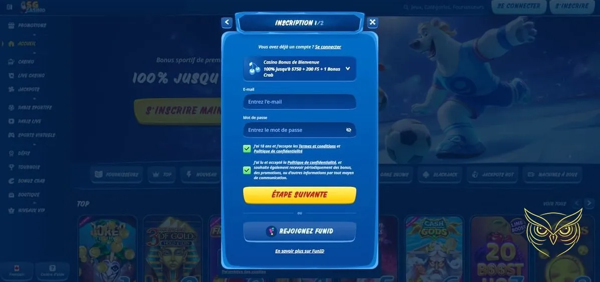 Icône de la section sports virtuels SG Casino