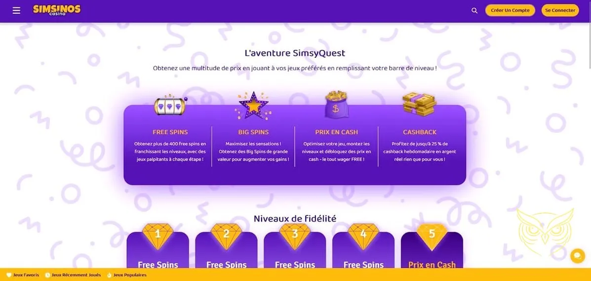 Icône du service client Simsinos Casino