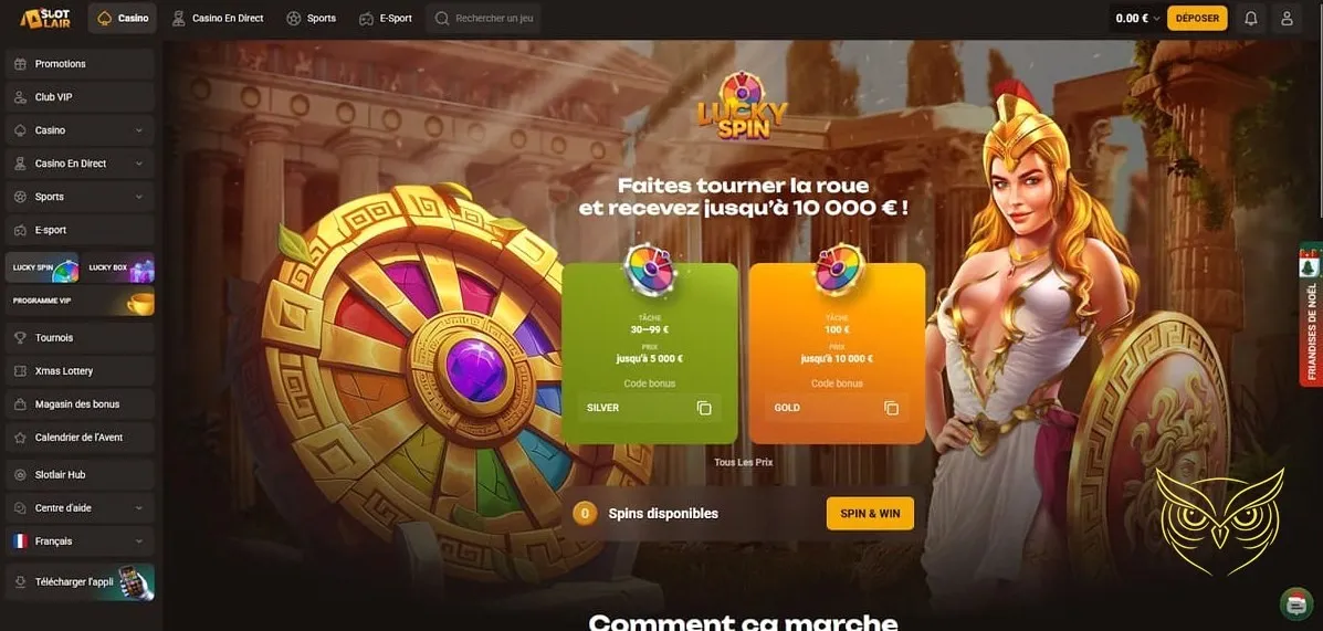 Icône du programme VIP SlotLair Casino.