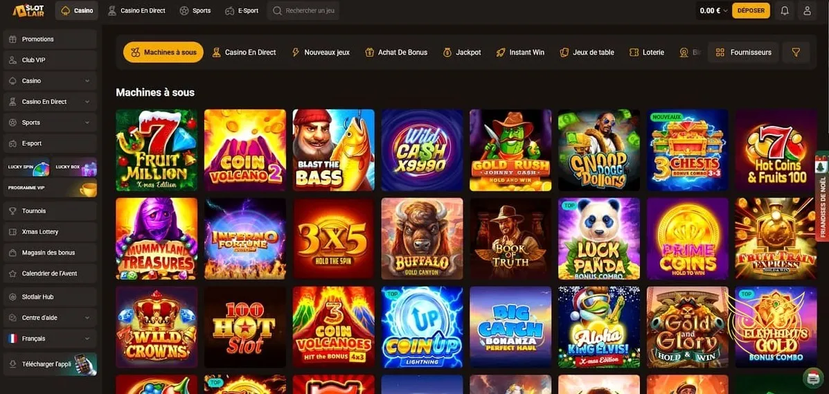 Icône du magasin de bonus SlotLair Casino.