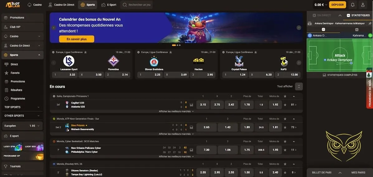 Icône pour le dépôt sur SlotLair Casino.