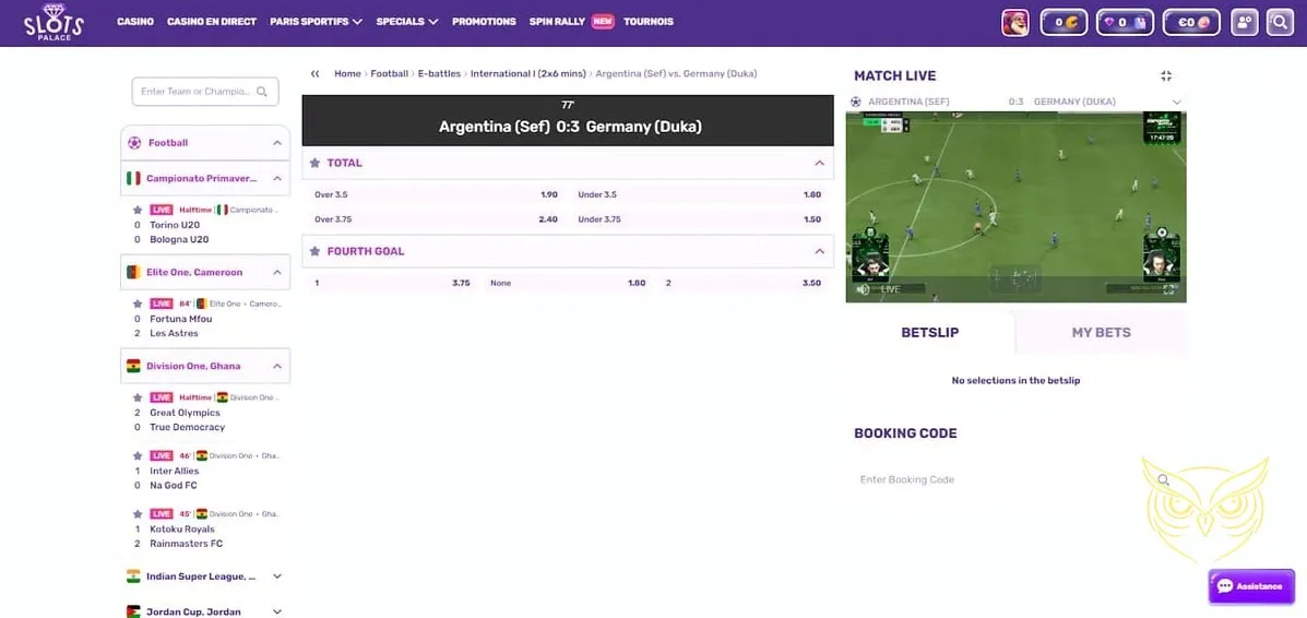 Icône de la collection d'art Slots Palace.