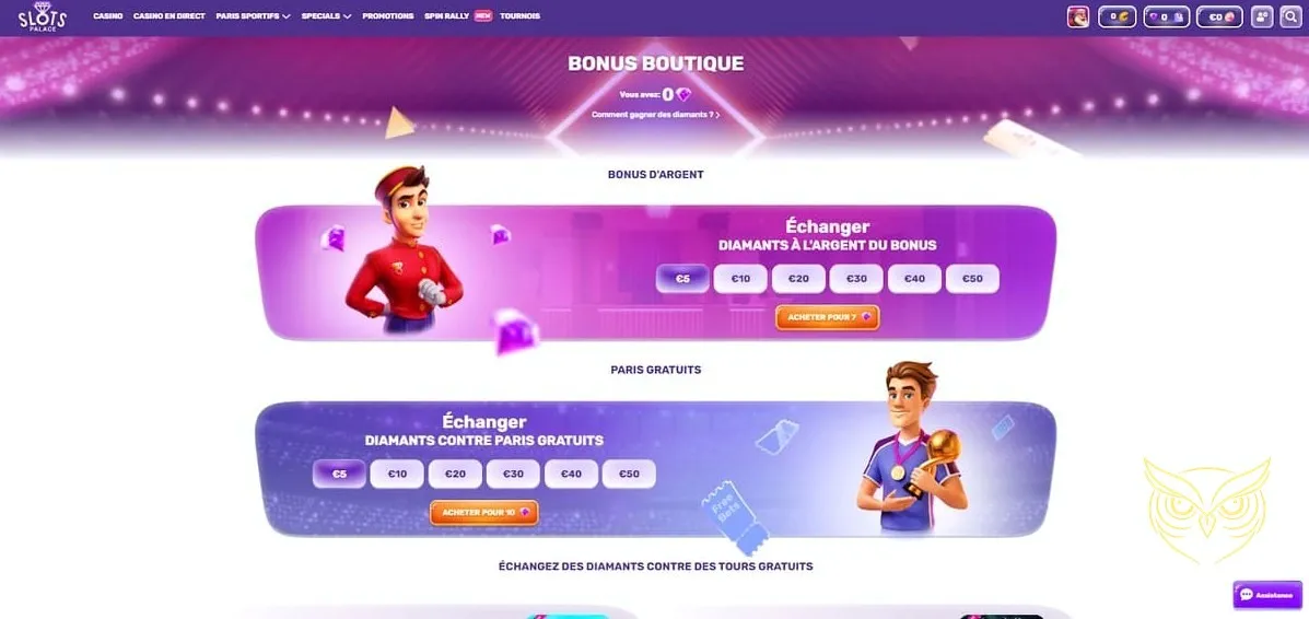 Icône des jeux de table SlotsPalace.