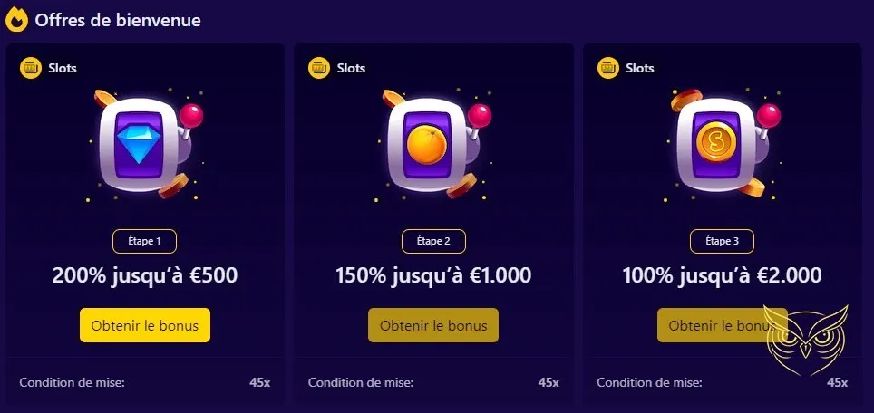 Page des questions fréquentes Slottio Casino.